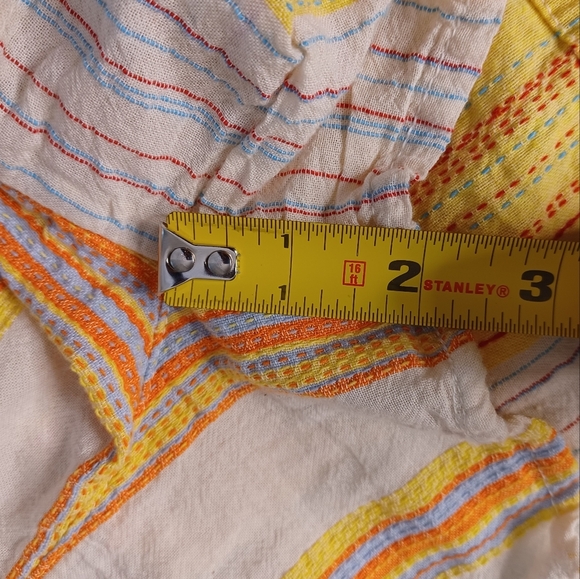 Pearl & Caviar Boho 100% Cotton Zakar Stripe Shorts - Picture 8 of 16